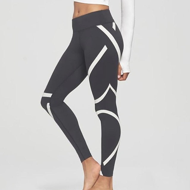Qickitout Leggings Hot Sell Women's Skull&flower Black Leggings Digital Print Pants Trousers Stretch Pants Plus Size