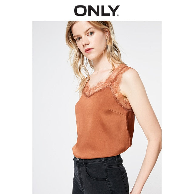 ONLY Women's Laced V-neckline Camisole 118303506