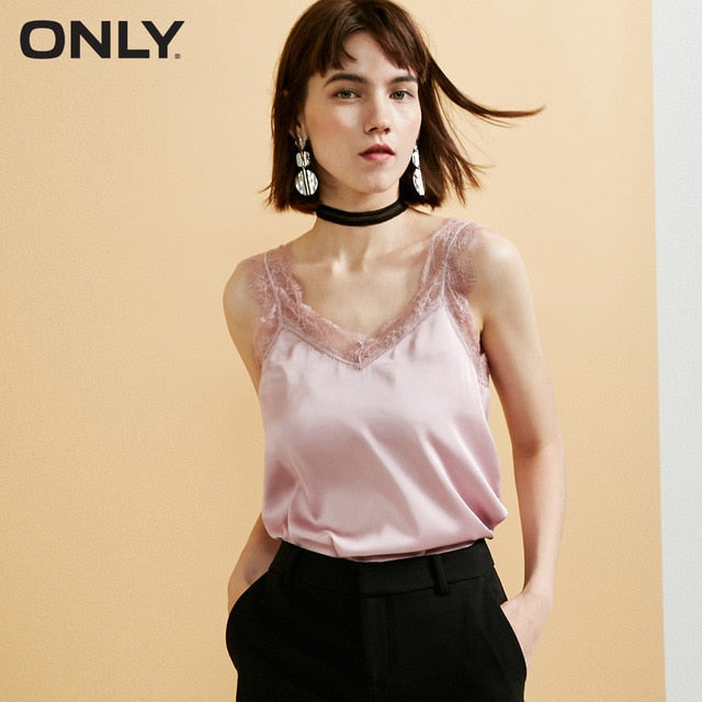 ONLY Women's Laced V-neckline Camisole 118303506