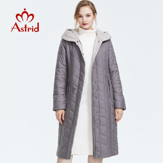 Astrid 2019 Winter new arrival down jacket women outerwear high quality loose clothing with a hood winter coat women AM-2674