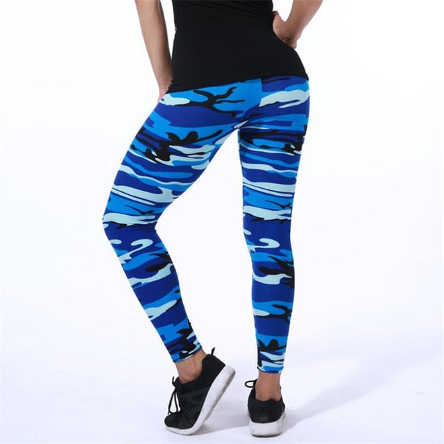 VISNXGI High Quality Women Leggings High Elastic Skinny Camouflage Legging Spring Summer Slimming Women Leisure Jegging Pants