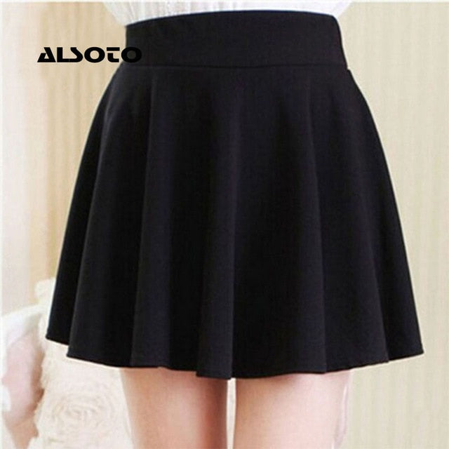 ALSOTO New Women Skirt Sexy Summer skirt Korean Version Short Skater Fashion Female Mini Skirt Women Clothing Bottoms Vadim tutu