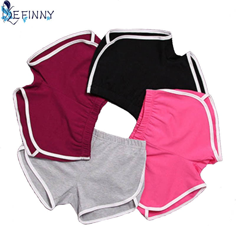 New 1 Pcs Summer Shorts Women Esportes Shorts Workout Waistband Skinny Short