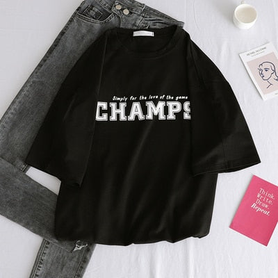 Summer 2019 casual Women T-shirts Ulzzang Streetwear kawaii cartoon print Tshirt Korean Style Tops Harajuku short sleeve t shirt